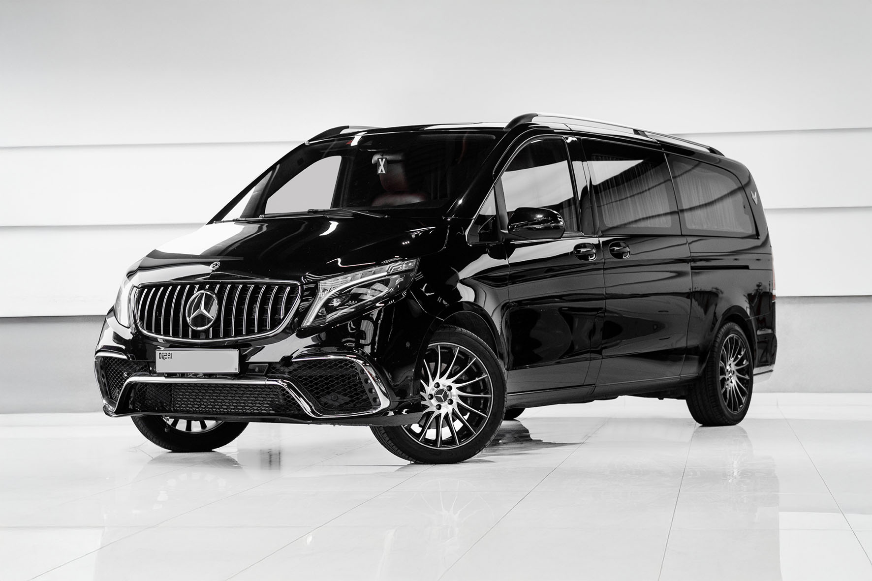 Mercedes V Class Falcon Edition rental Rent Mercedes Dubai