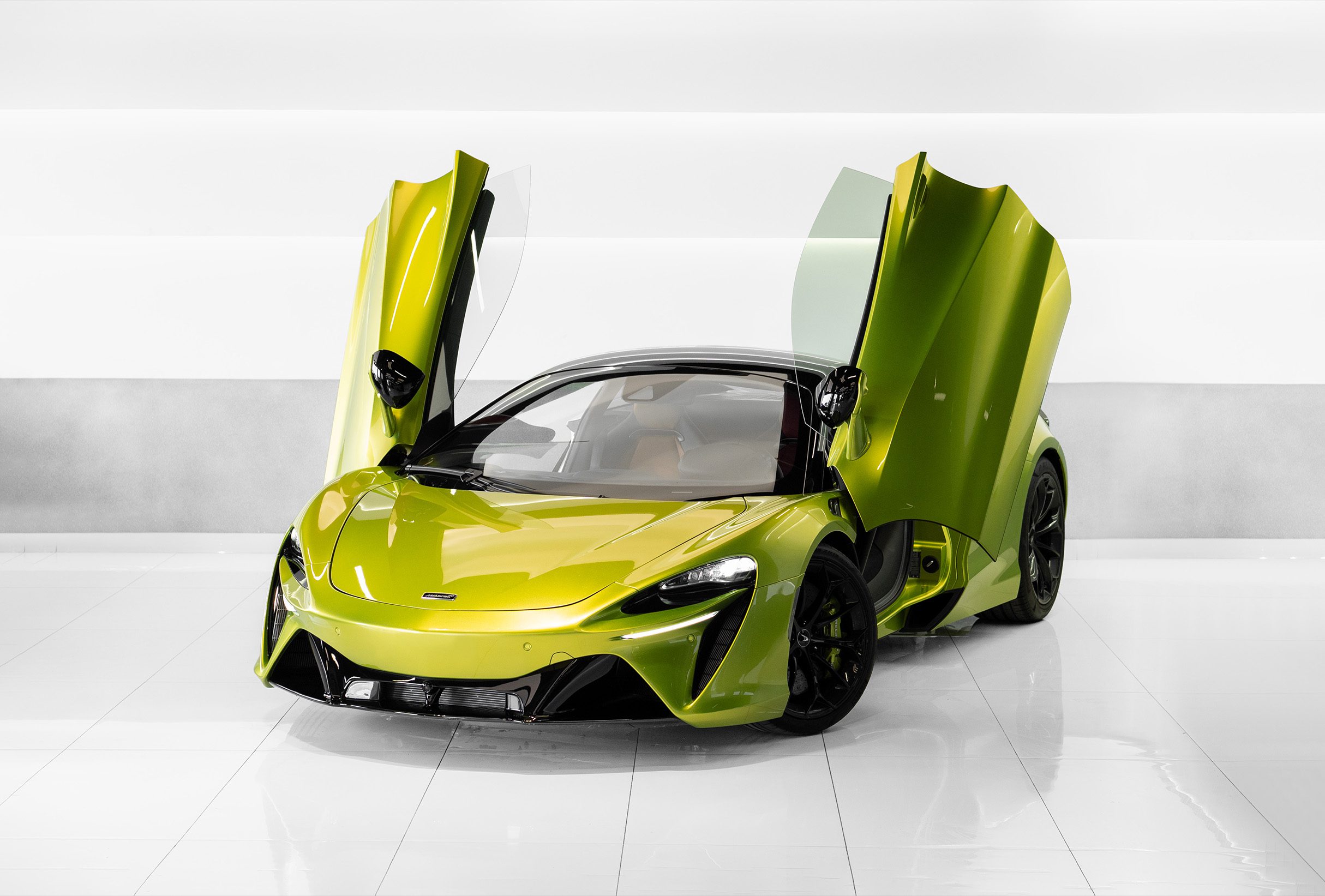 Rent mclaren artura green in dubai 1 Rent Exotic Cars